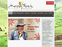 Tablet Screenshot of mossyfoot.com